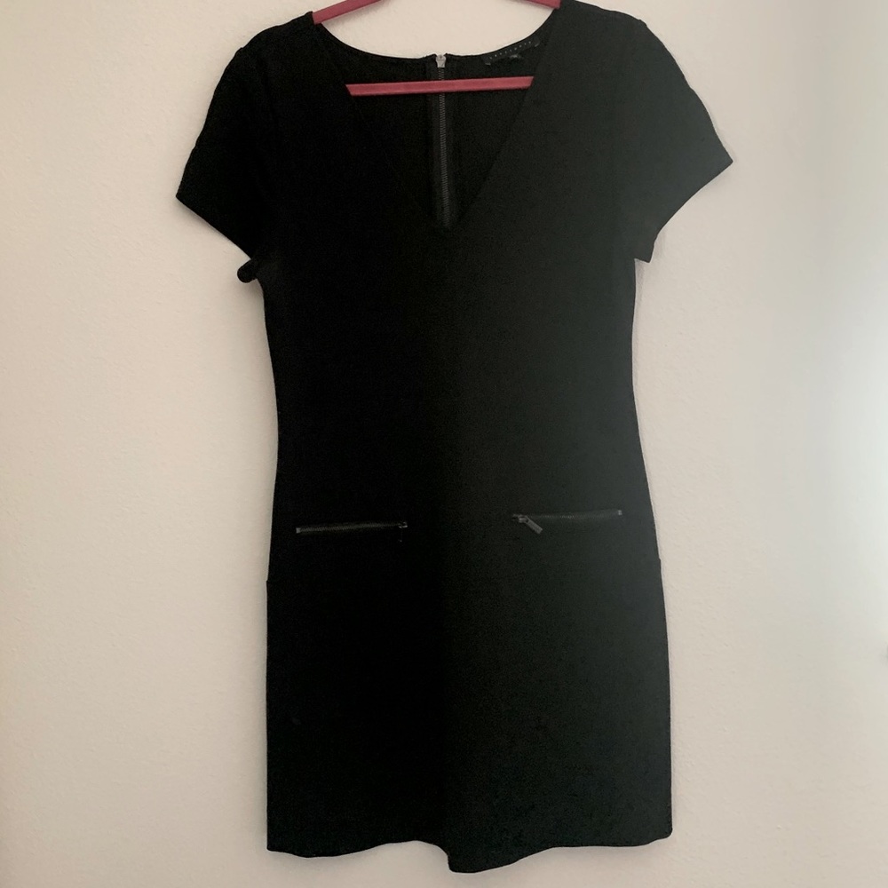 Sanctuary Black Zipper Dress